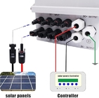 Caja de distribución resistente a la intemperie de 6 cuerdas para sistemas de paneles solares en red / fuera de red