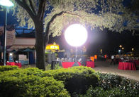 Luz 400w del globo de la luna de la perla LED con la impresión del logotipo en la decoración de la etapa del acontecimiento del soporte del trípode