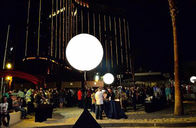 600 diámetro al aire libre interior de la decoración 1.6m/5.2ft del acontecimiento de la luz del globo de la luna del vatio