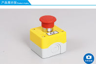Caja de interruptor impermeable de botón, aluminio del plástico del indicador luminoso de la caja del botón de paro de emergencia