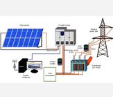 sistema fotovoltaico solar comercial 8000w 48V