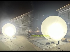 Luz de globo halógena esférica de 360 grados de 4,2 m de diámetro y 2,4 KW para producción cinematográfica
