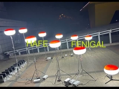 400W LED Torre de luz inflable luz blanda para áreas de trabajo fácil de configurar