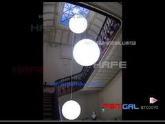 Bola de luz inflable colorida RGBW de la serie Muse