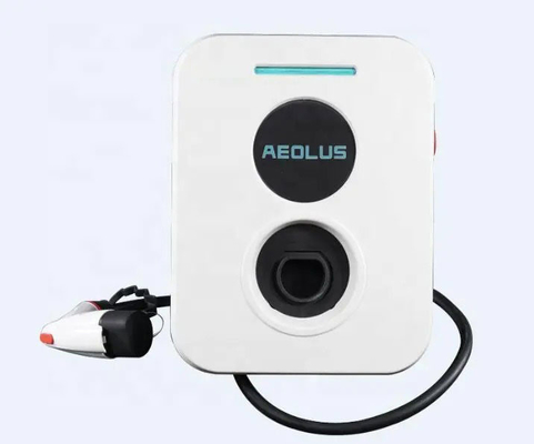 Estación de carga eléctrica de la prenda impermeable EV de la CA 32A montado en la pared 7KW con la protección robusta