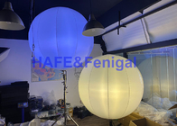 Bola de iluminación inflable 400W de la decoración RGB + luz blanca con la caja de control DMX512