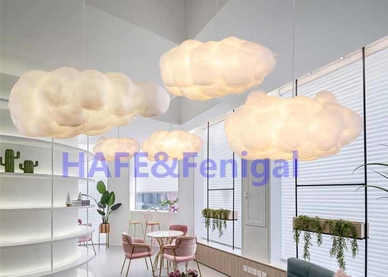 Decoración de iluminación inflable flotante 10mm2 220V de la nube de la tendencia de la moda