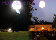 El globo decorativo de la luna de la publicidad de la campaña enciende aduana del LED 400w 600W 800W