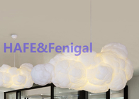 Globo romántico de la nube de la lámpara LED que enciende el algodón de seda de la lámpara que flota 2000W el 150cm
