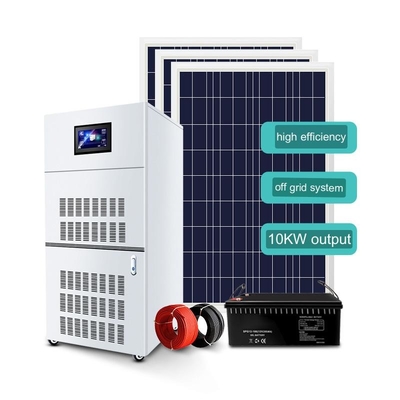 máquina fuera de la red solar del control del inversor del sistema 10kw de la producción de energía de 220v picovoltio