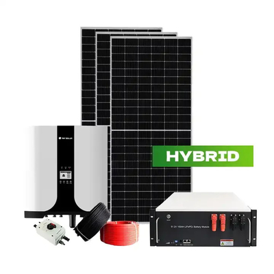 Todos en una instalación fácil completa de Kit For Home 7KW 7.6KW del sistema eléctrico solar híbrido