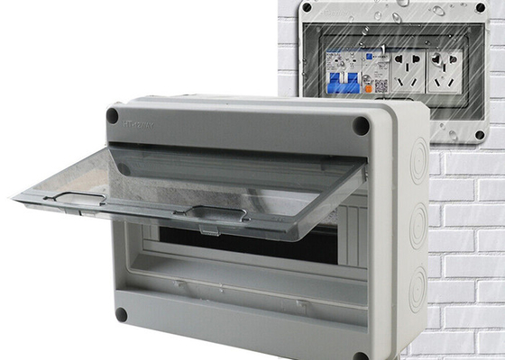 Caja de interruptor de distribución de energía IP65 impermeable Din Rail dentro 250 * 105 * 195MM