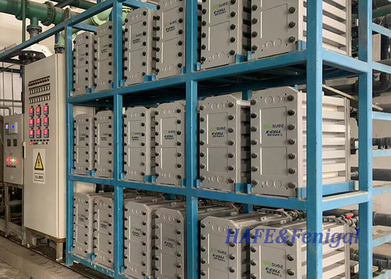 Modulos EDI de Veolia E-Cell-3X Producción máxima de agua 6,4 m3/h Recuperación hasta el 97%
