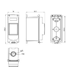 Caja de distribución IP66 para una compatibilidad completa y una fácil instalación 276X 154X 145mm