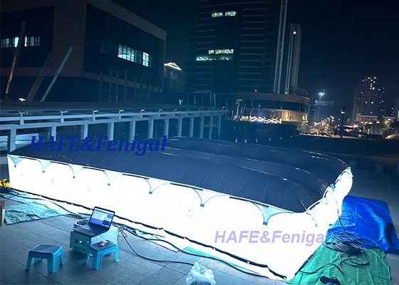 6M*5M*1M PAD Film Light Balloon Flicker gratis 5600k para el rodaje al aire libre