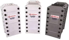 Estacas de desionización de electrodos industriales (EDI): E-Cell* Serie MK-7 EDI Estacas de agua ultrapura