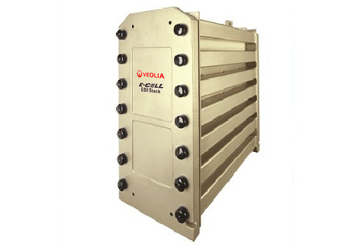 Estacas de desionización de electrodos industriales (EDI): E-Cell* Serie MK-7 EDI Estacas de agua ultrapura