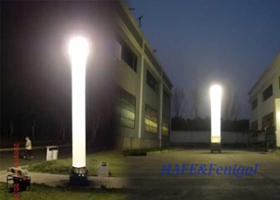 Torre de iluminación inflable portátil Equipo de iluminación exterior nocturna 575 W HMI sin resplandor