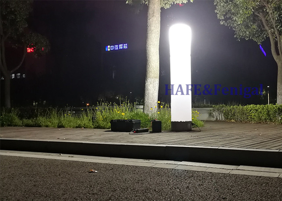 Luz de emergencia portátil Torre de iluminación inflable 1000W Batería de halogenuros metálicos recargable