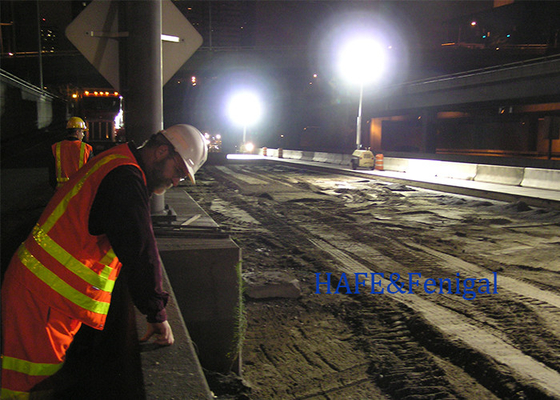 Construcción nocturna de carreteras pavimentación sin resplandor luces de globo en halógeno 650W-4000W