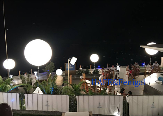 800W luz LED inflable con lámpara de halógeno, inflables luces de globo Led Eventos Iluminación Decoración