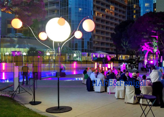 800W luz LED inflable con lámpara de halógeno, inflables luces de globo Led Eventos Iluminación Decoración