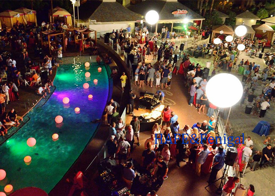 Iluminación para eventos al aire libre Decoración 240w Globo de luz LED inflable 3m