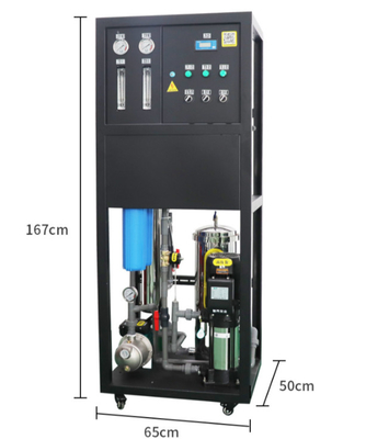 Equipo de agua pura de ósmosis inversa industrial de gran tamaño 0,25 - 0,5 toneladas Lavado de automóviles agrícolas Purificador de agua comercial Manu