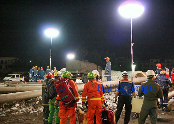 Luzes de trabajo de construcción LED de 800W para operaciones de construcción y pavimentación de carreteras de rescate nocturno