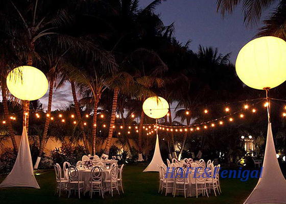 Publicidad Balón inflables de luz LED 1-3M con logotipo Balón LED para decoración de actividades