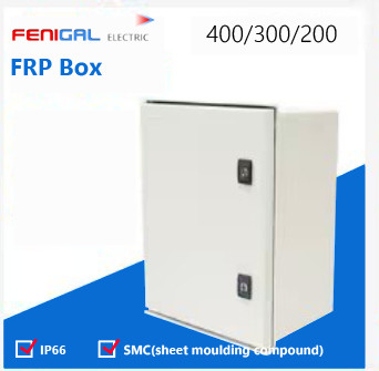 La caja de distribución de energía de 220/380V de poliéster FRP de SMC