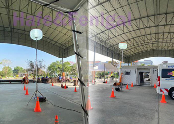 Luz de globo de seguridad de rescate de construcción LED de 800W apagable