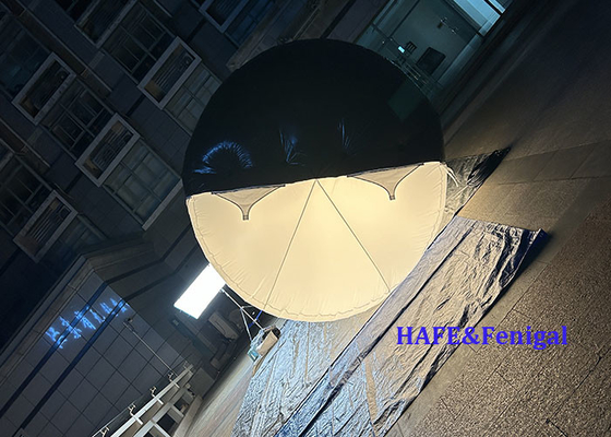 1.8kw tubo de helio lleno de aire bi color LED DMX CRMX control de globos de luces película
