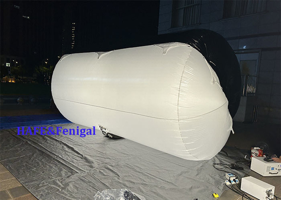 1.8kw tubo de helio lleno de aire bi color LED DMX CRMX control de globos de luces película