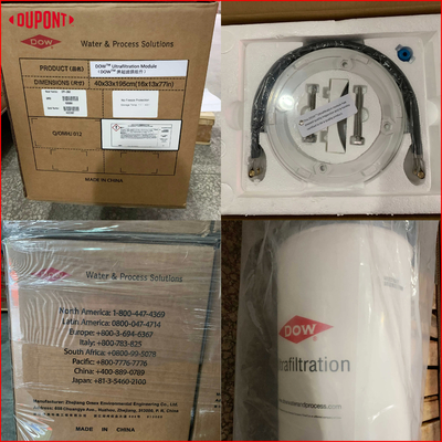 La membrana original Dow Uf SFP-2880 / SFD-2880 es fácil de limpiar y humedecer