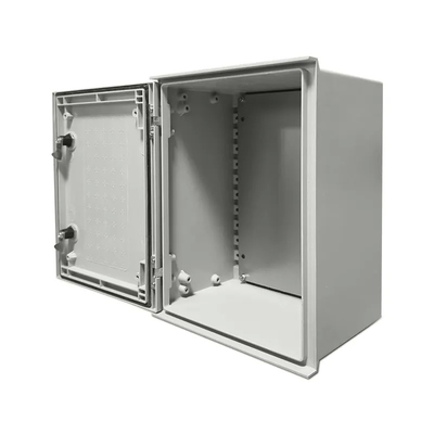 Caja de recubrimiento de fibra de vidrio para distribución al aire libre con revestimiento en polvo 300x250x140mm