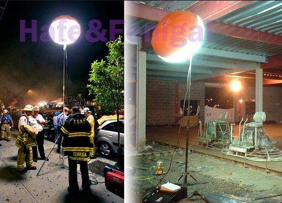 Iluminación nocturna segura y eficiente HAFE 1000W LED Balloon Light para trabajos en carretera