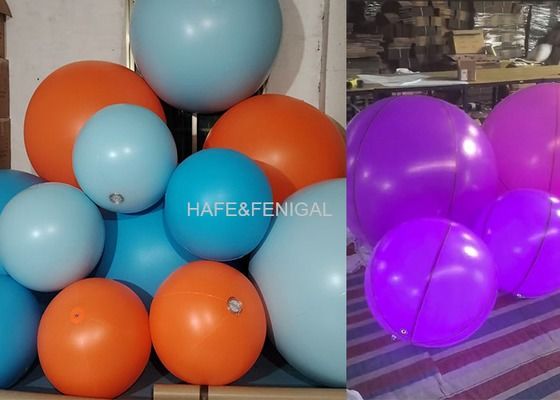 Conciertos de iluminación interactivos Luzes de globo rosa púrpura