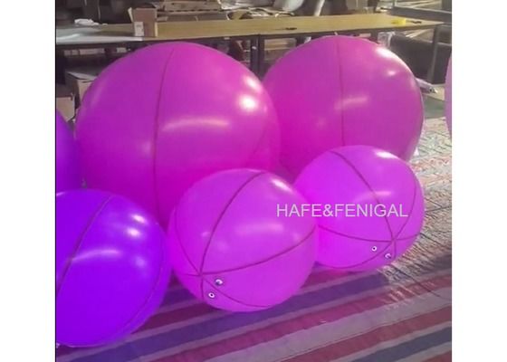 Conciertos de iluminación interactivos Luzes de globo rosa púrpura
