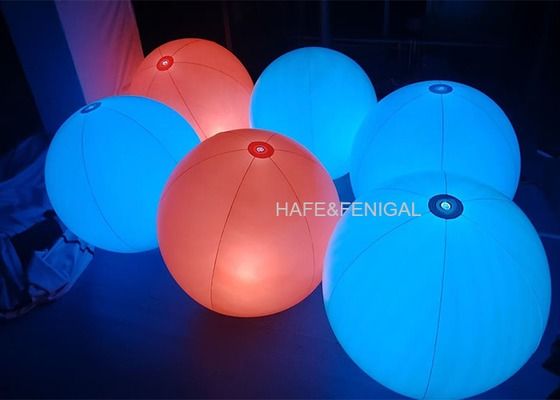 Luces de globo interactivas naranja azul, el máximo energizador de multitudes