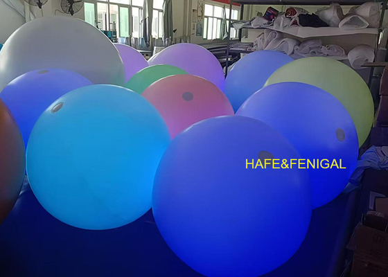 Luz de globo interactiva LED RGB de 4 pies con cambio de color táctil: Ideal para eventos e interacción con la multitud