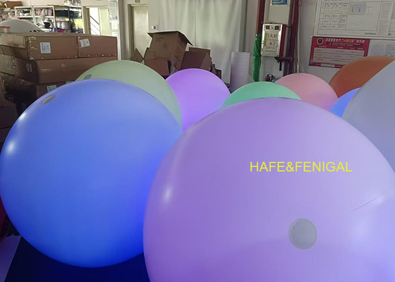 Luz de globo interactiva LED RGB de 4 pies con cambio de color táctil: Ideal para eventos e interacción con la multitud