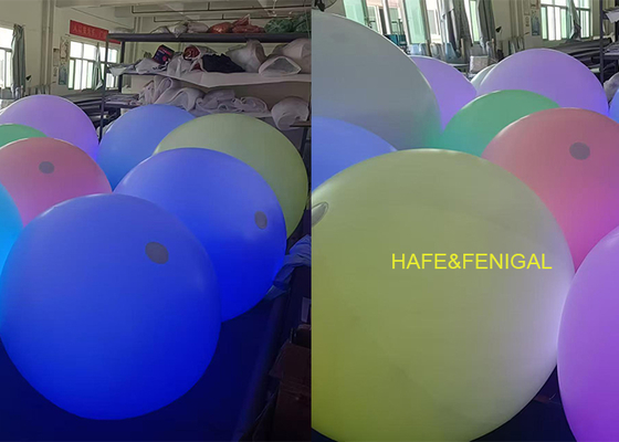 Luz de globo interactiva LED RGB de 4 pies con cambio de color táctil: Ideal para eventos e interacción con la multitud