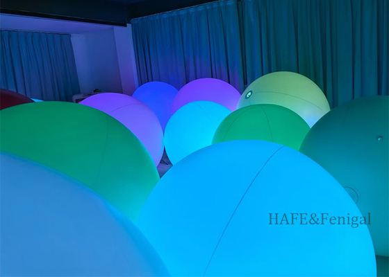 Luz de globo interactiva LED RGB de 4 pies con cambio de color táctil: Bolas LED ideales para eventos