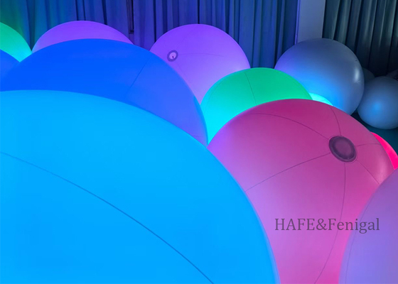 Luz de globo interactiva LED RGB de 4 pies con cambio de color táctil: Bolas LED ideales para eventos