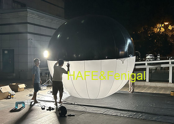 Cineastas para colgar luces de globo LED esféricas inflables de dos colores