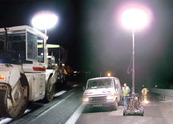Luz de globo de seguridad LED de 640W para construcción nocturna de rescate de emergencia contra incendios, admite personalización