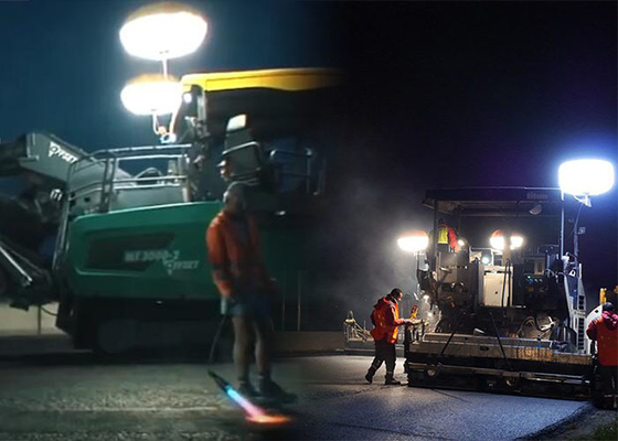 Torre de luz de globo de seguridad 600w LED para la carretera y reparación de edificios Iluminación