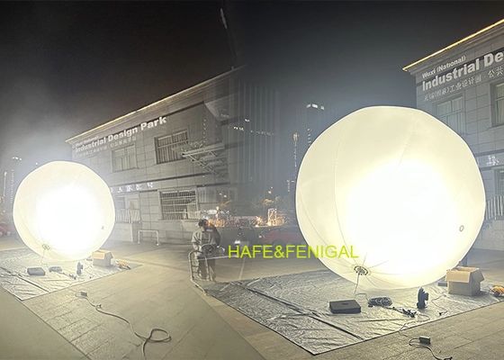 - ¿Qué es eso?4.2m Esférica 360 grados Halógeno 2.4KW Luz de globo para la producción de películas