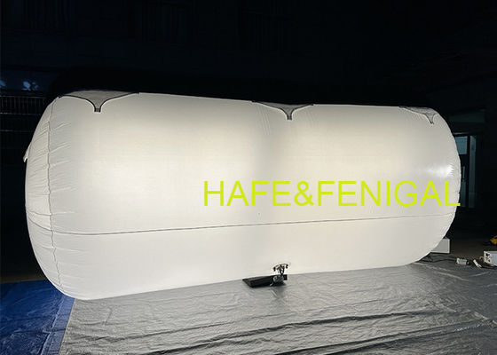 Globo de iluminación cinematográfica LED tubular inflable de 1.8kw para uso comercial, iglesias y teatros